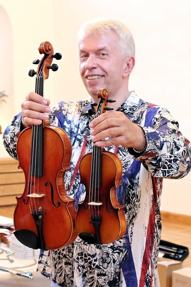Jaroslav Svěcený, Oleg Semenukha, istorické housle