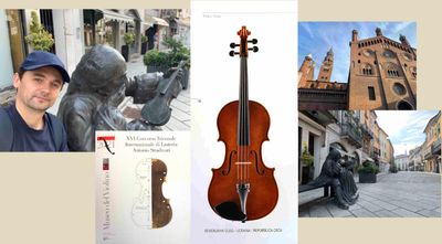 Participation in the international violin making competition in Cremona