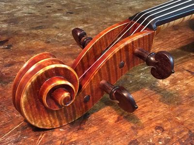 The finished viola