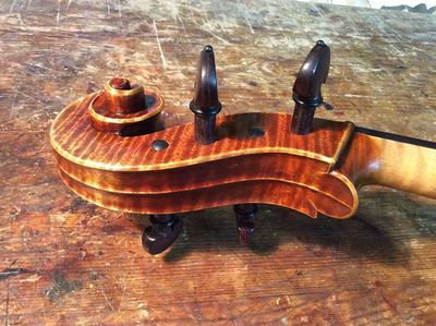 The finished viola