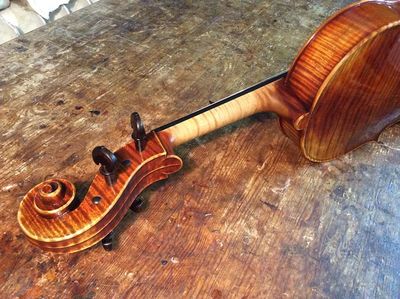 The finished viola