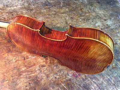 The finished viola